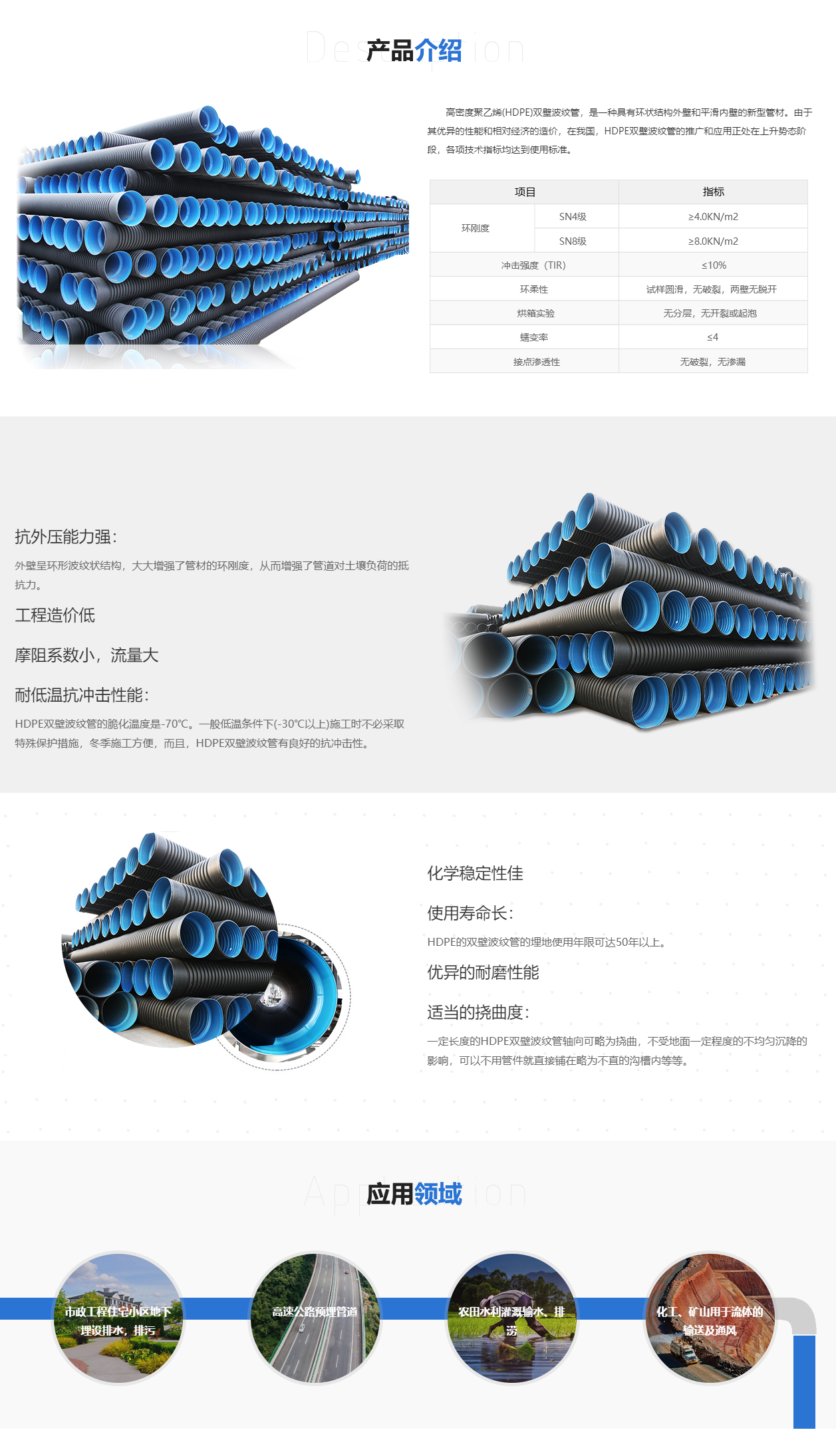 云南希鋮環(huán)?？萍加邢薰綡DPE雙壁波紋管